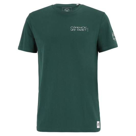 T-Shirt Camping - grün