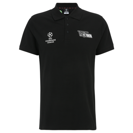 Poloshirt Champions League Logo - schwarz
