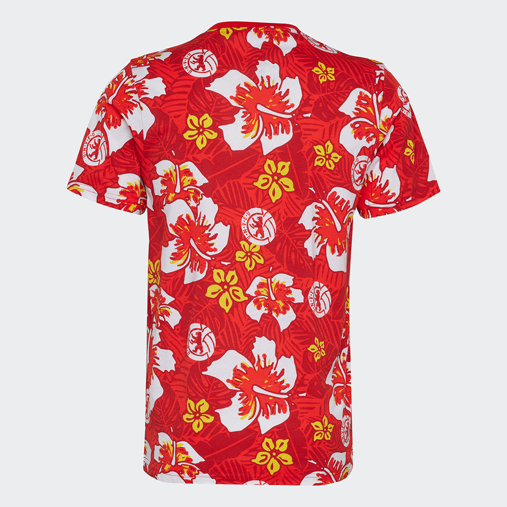 T-Shirt Hawaii - rot/bunt