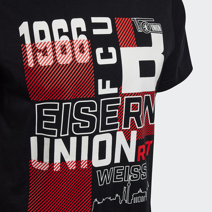 T-Shirt Eisern - schwarz