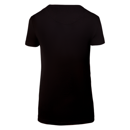 Frauen T-Shirt Logo - schwarz