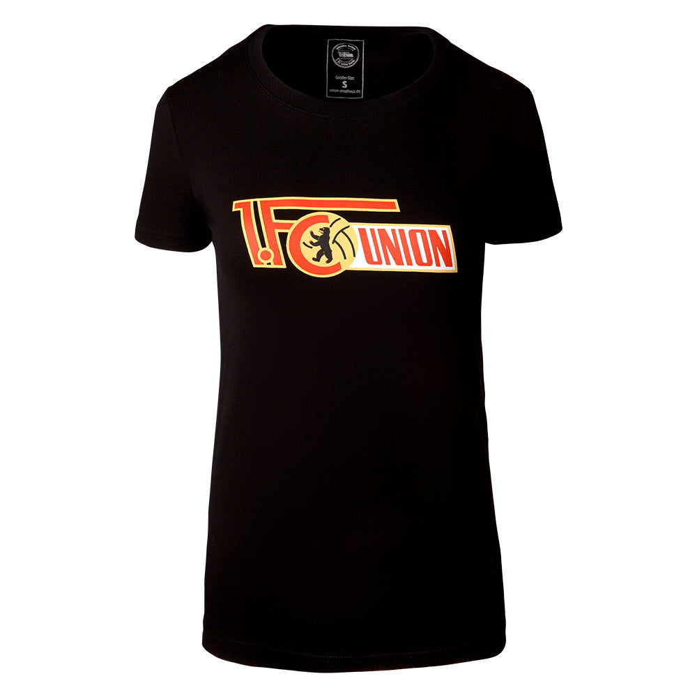 Frauen T-Shirt Logo - schwarz