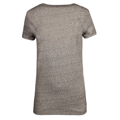 Frauen T-Shirt Logo meliert - grau