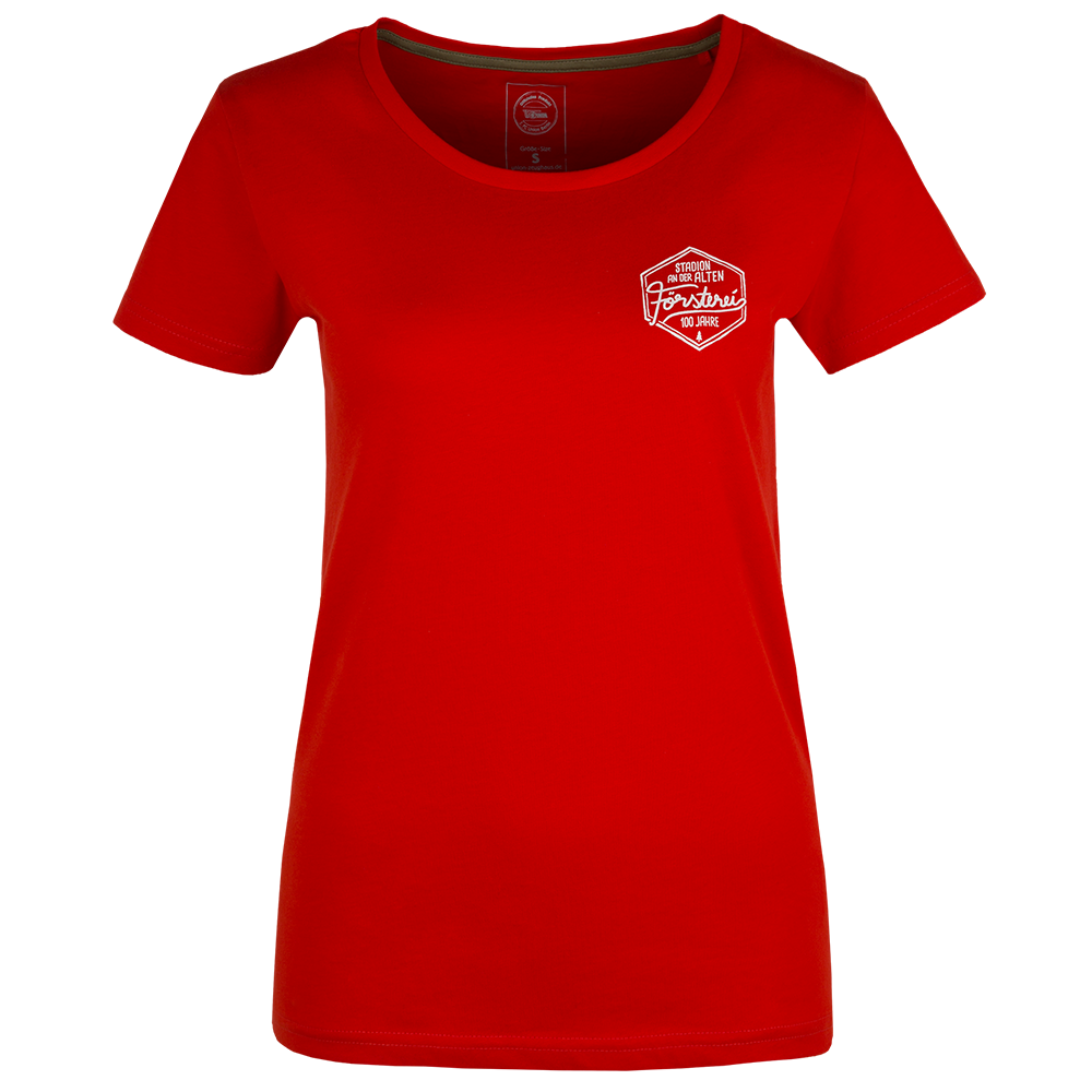 Frauen T-Shirt 100 Jahre AF - rot