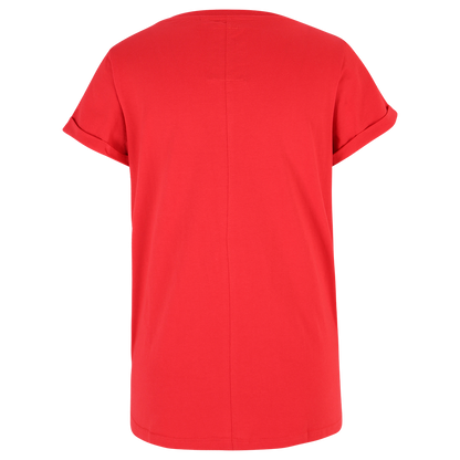 Frauen T-Shirt Loop Logo - rot