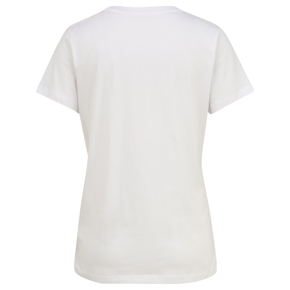 Frauen T-Shirt Schnatterente – weiß