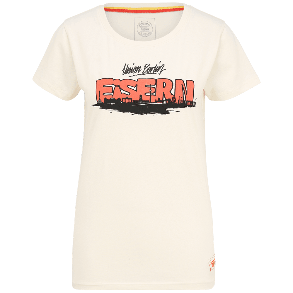 Frauen T-Shirt Eisern - beige