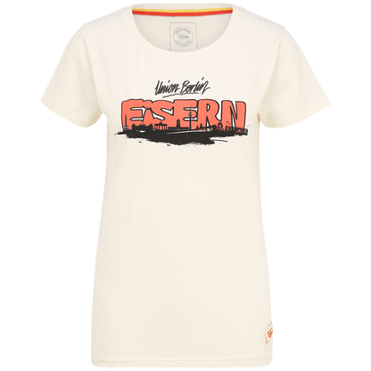 Frauen T-Shirt Eisern - beige