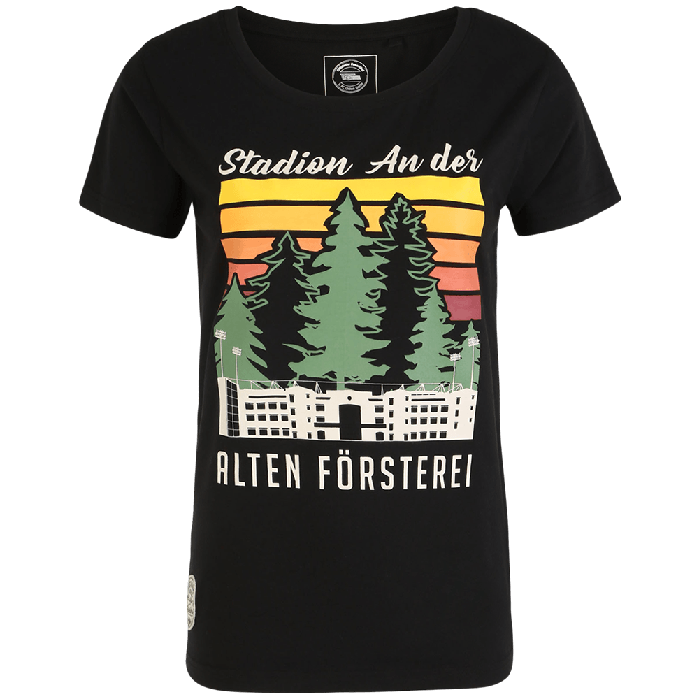 Frauen T-Shirt Alte Försterei - schwarz