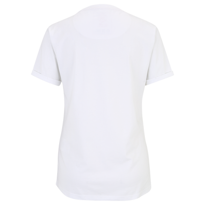 Frauen T-Shirt Eisern - weiß