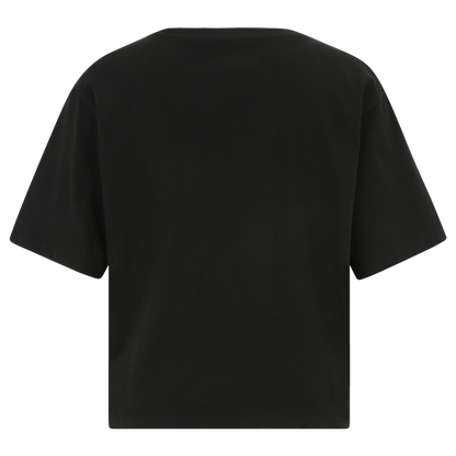 T-Shirt Unionerin cropped - schwarz