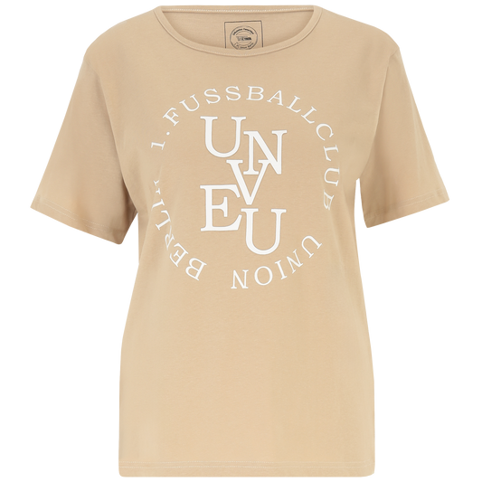 Frauen T-Shirt UNVEU - beige