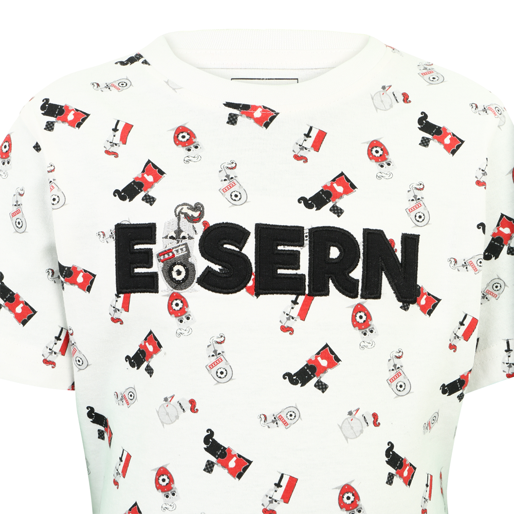 Kinder T-Shirt Eisern - gemustert