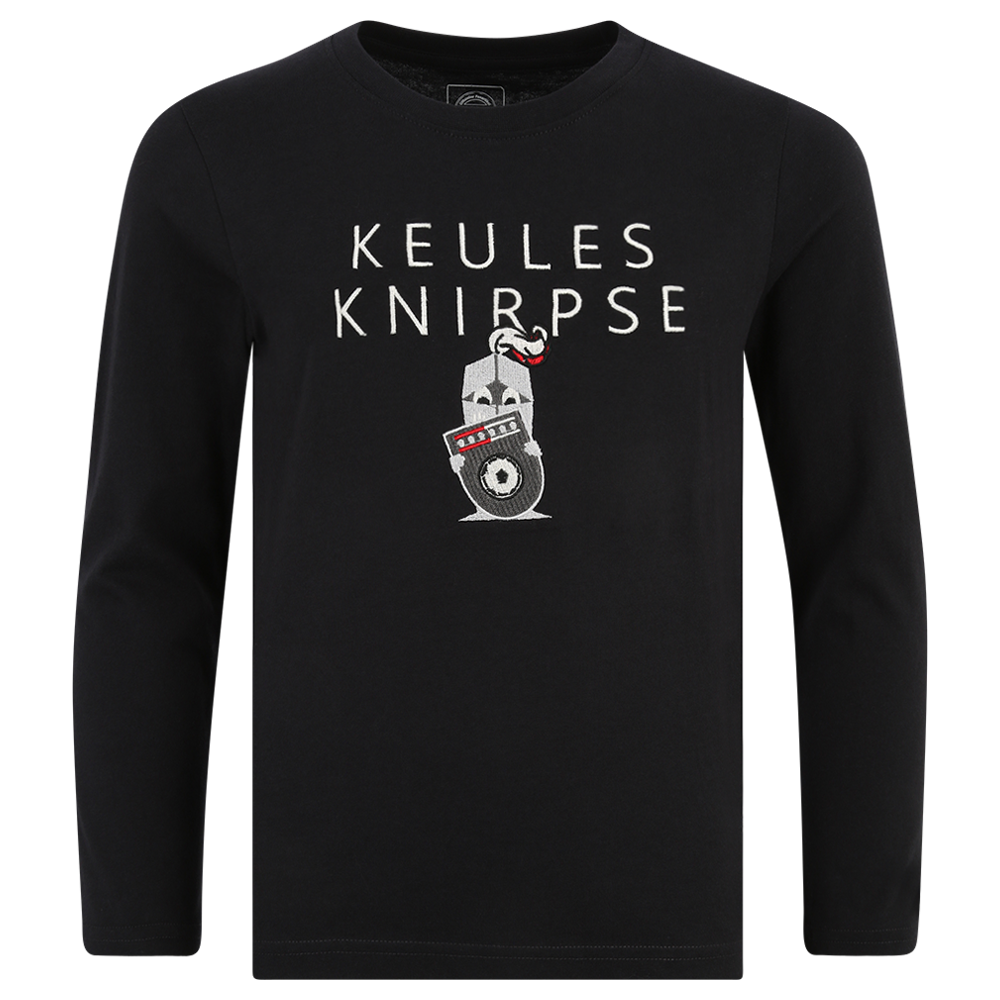 Long-sleeved shirt Keules Knirpse - black
