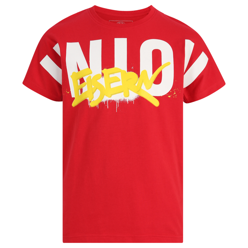 Kinder T-Shirt Eisern Union - rot