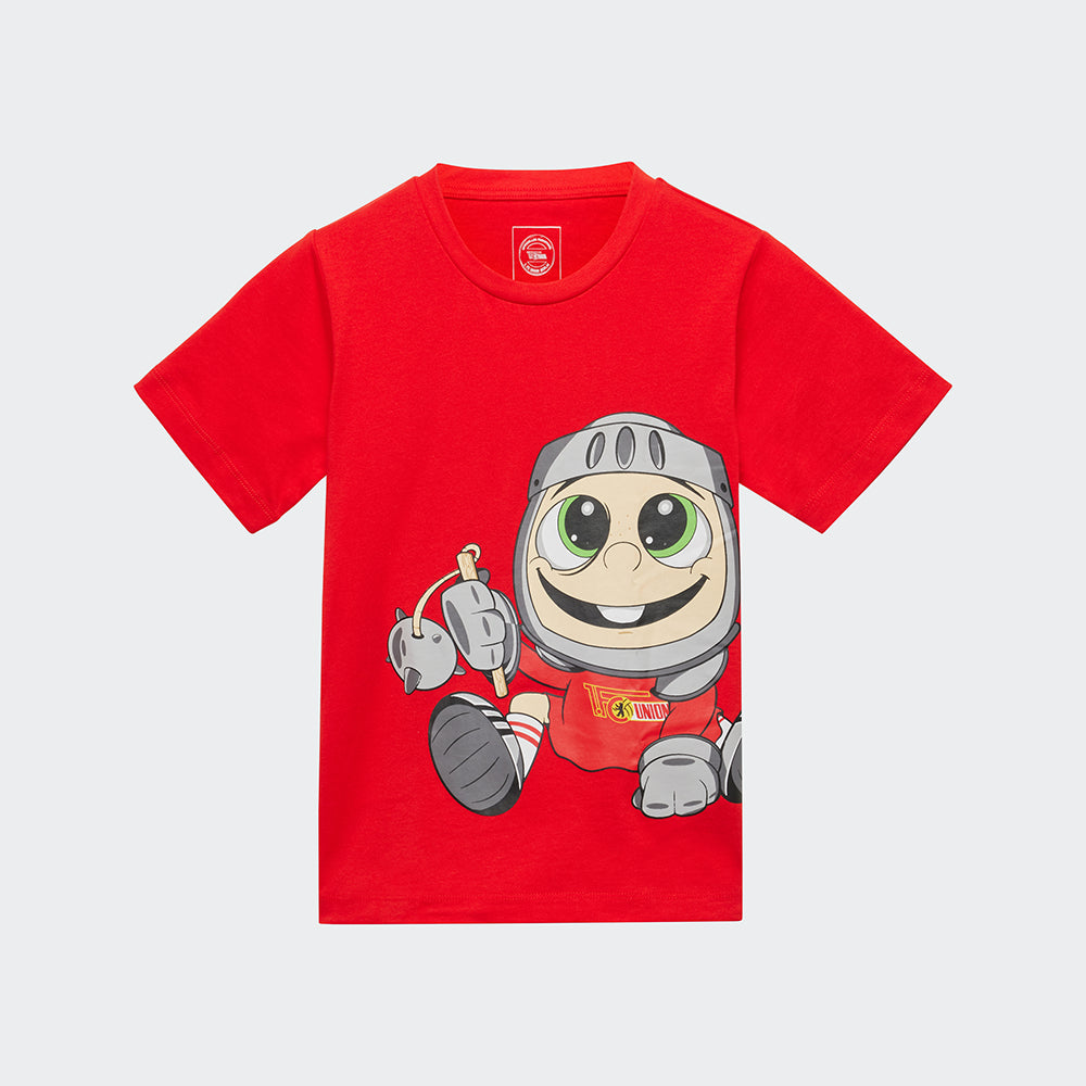 Children's T-Shirt Baby Knight Club - red