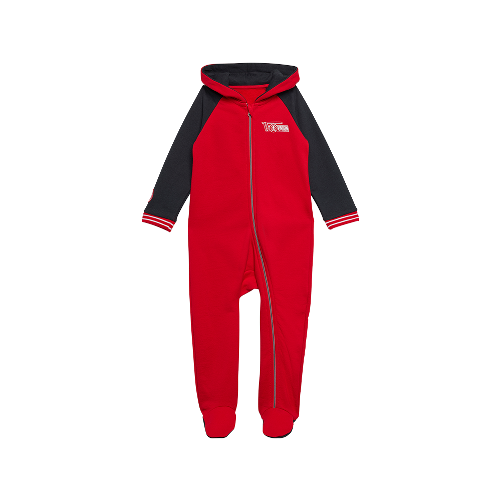 Baby Overall Keules Knirps - rot/grau