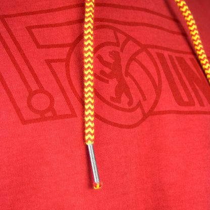 Kapuzenpullover Logo - rot