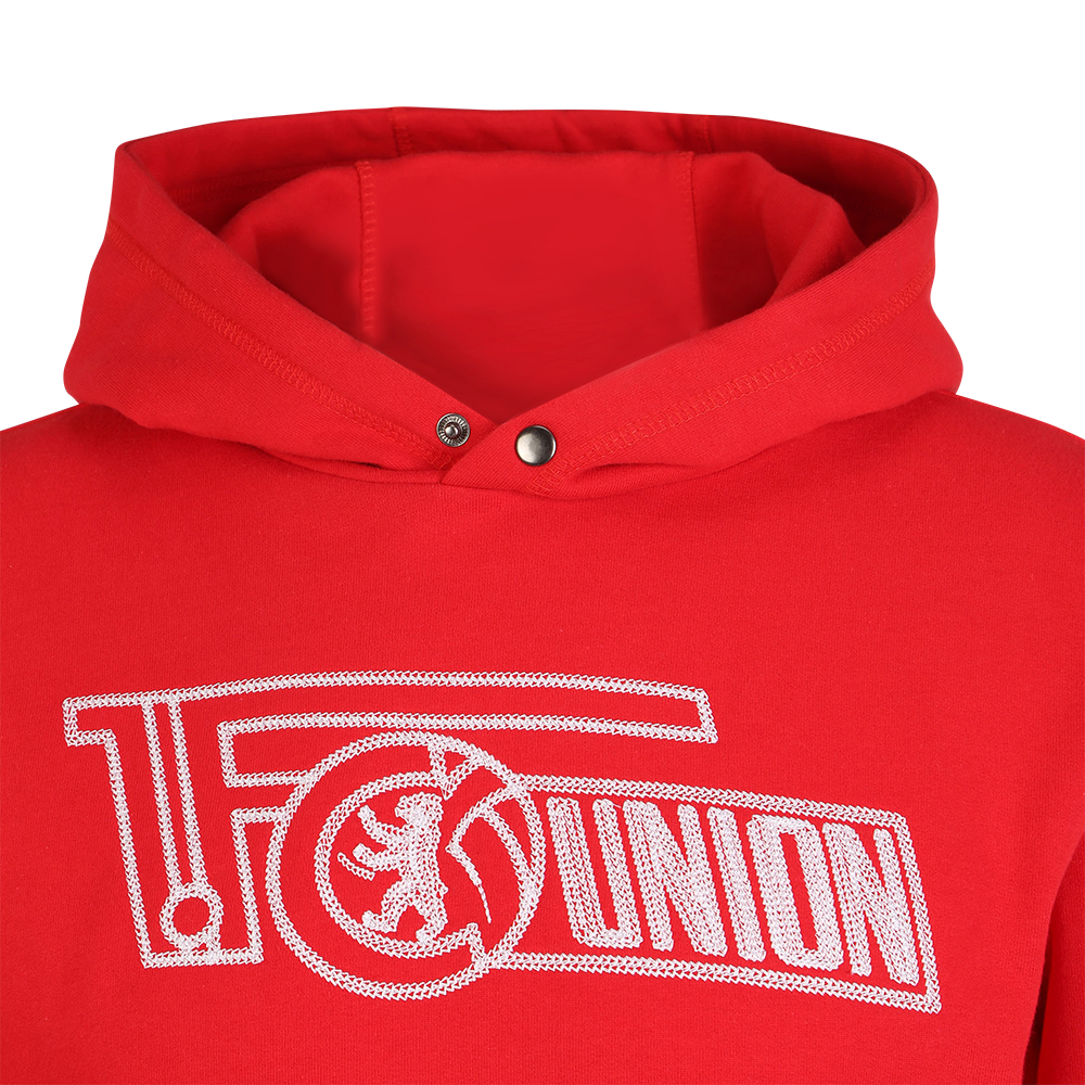 Kapuzenpullover Loop Logo - rot