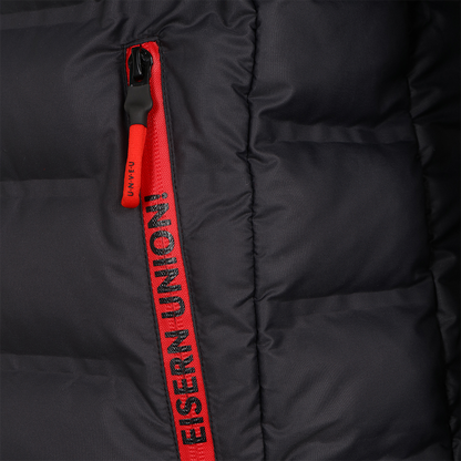 Steppjacke Logo - schwarz