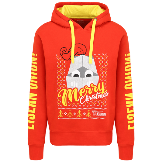 Sudadera con capucha Feliz Navidad - roja