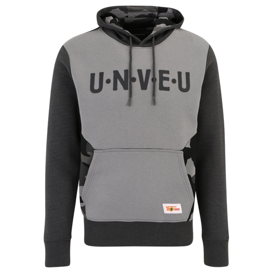 Sudadera con capucha UNVEU - gris/camuflaje