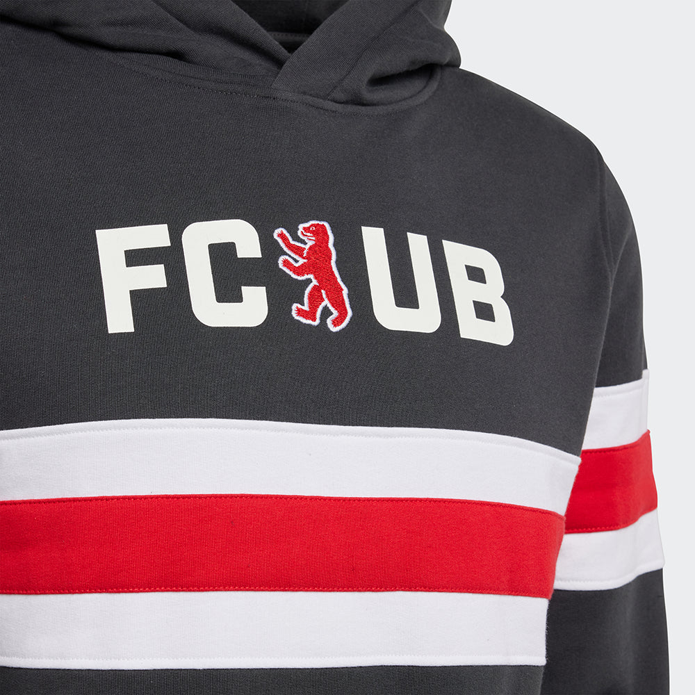 Kapuzenpullover FCUB Bär - grau