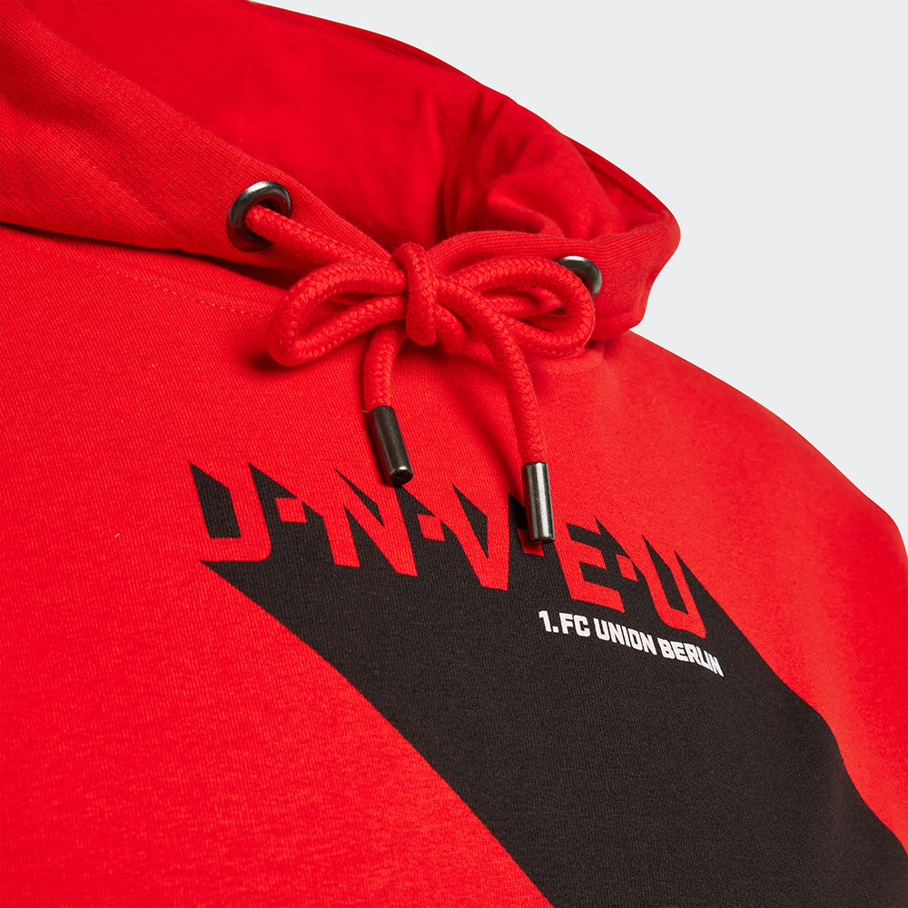 Hoodie UNVEU - rot