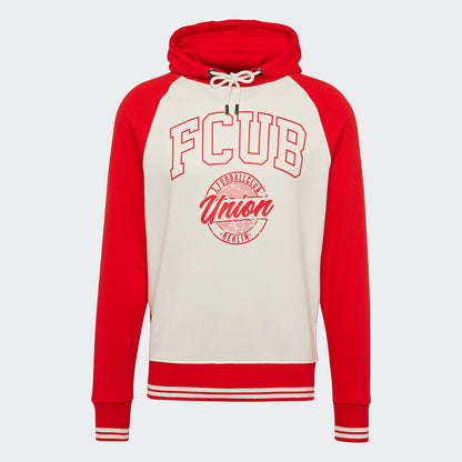 Hoodie College FCUB - weiß/rot