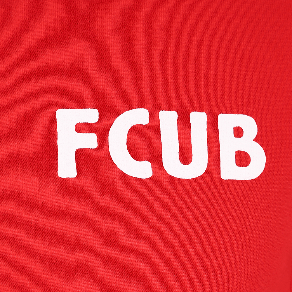 Frauen Kapuzenpullover FCUB - rot