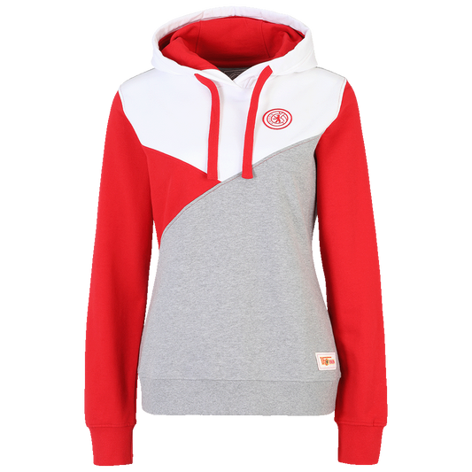 Frauen Kapuzenpullover Blockstreifen UNVEU