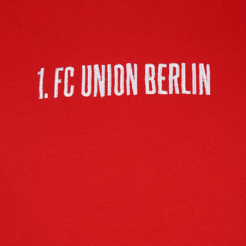 Kinder Kapuzenpullover 1. FC Union - rot