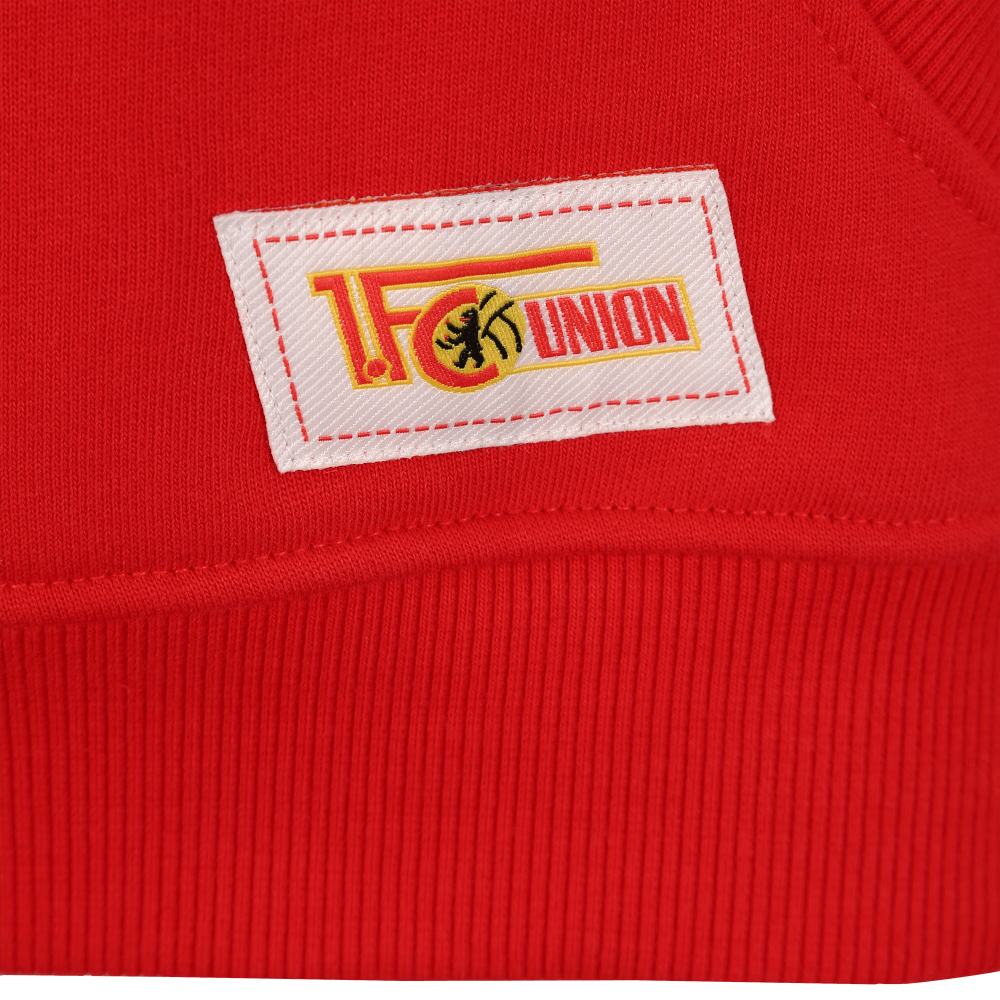 Kinder Kapuzenpullover 1. FC Union - rot