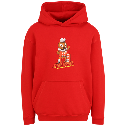 Children's hoodie Pittiplatsch - red