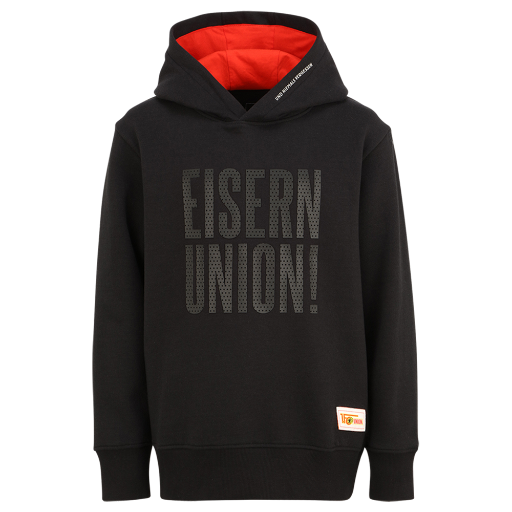 Kinder Kapuzenpullover Eisern Union - schwarz