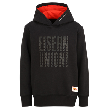 Kinder Kapuzenpullover Eisern Union - schwarz