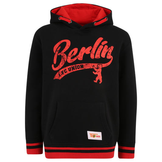 Kinder Kapuzenpullover Berlin - schwarz
