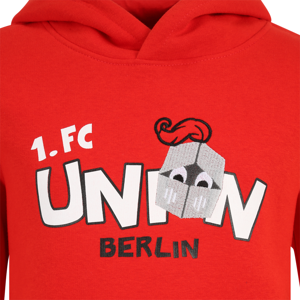 Kinder Kapuzenpullover 1. FC Union Berlin - rot