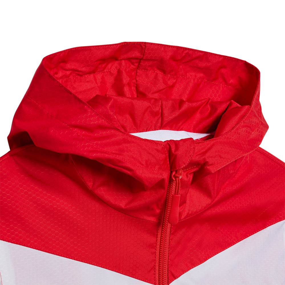 Kids Stadium Jacket Red - Logo