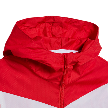 Kids Stadium Jacket Red - Logo