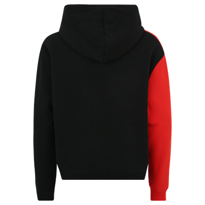 Kinder Kapuzenpullover Champions League Logo - schwarz