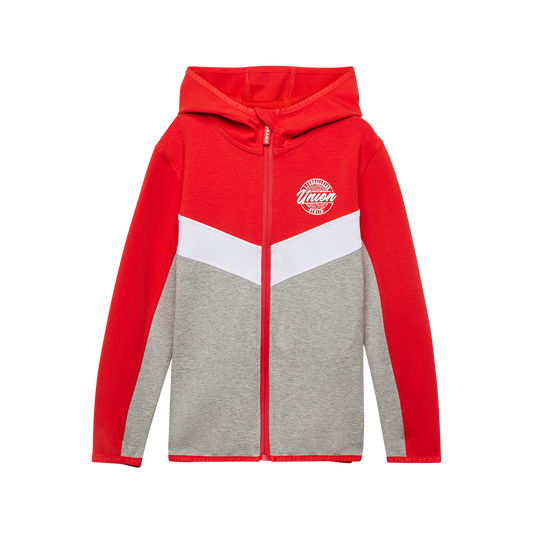 Kinder Jacke Union - rot/grau