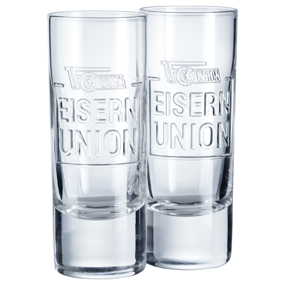 Schnapsglas 2er Set Eisern Union