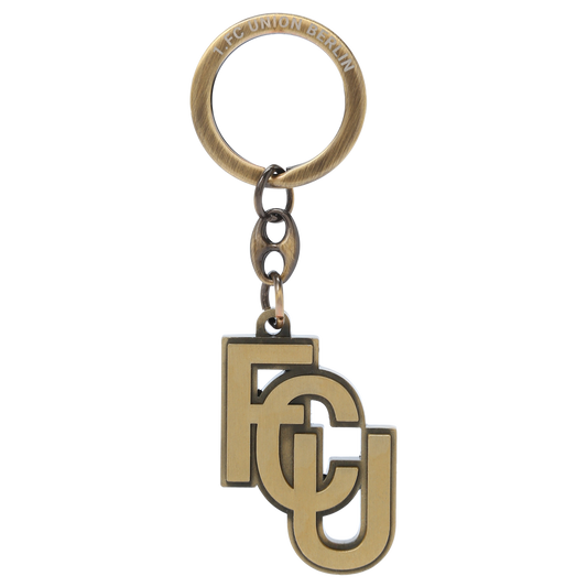 Schlüsselanhänger FCU - gold