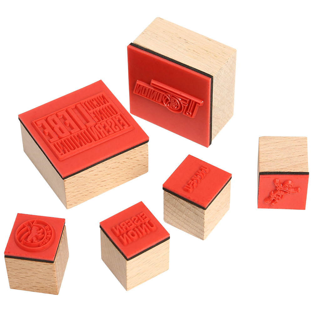 Stamp set - red