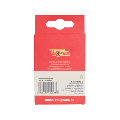 Eraser 4-piece set