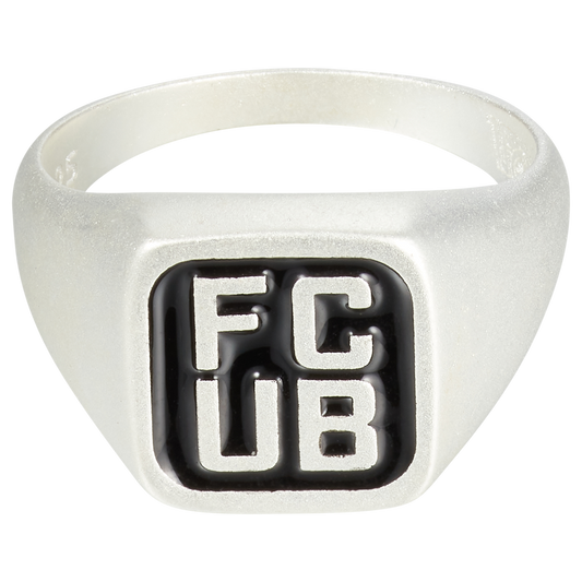 Signet ring FCUB - silver/black