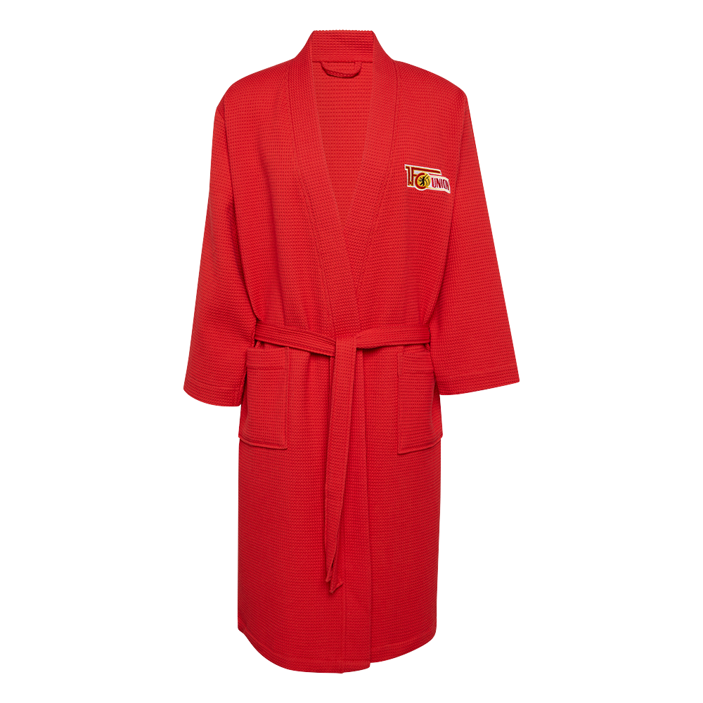Bademantel Vereinslogo - rot