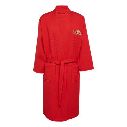Bademantel Vereinslogo - rot