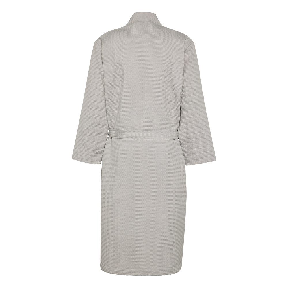 Bademantel Vereinslogo - grau